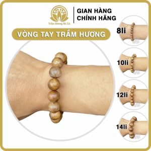 Vòng tay nam nữ phong thủy Trầm Hương Hà Xá may mắn, bình an và tài lộc