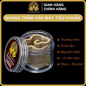 Nhang trầm hương vân mây xông nhà thơm dịu nhẹ Trầm Hương Hà Xá