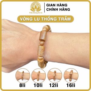 Vòng tay phong thủy Trầm Hương Hà Xá trụ trúc may mắn, bình an và tài lộc